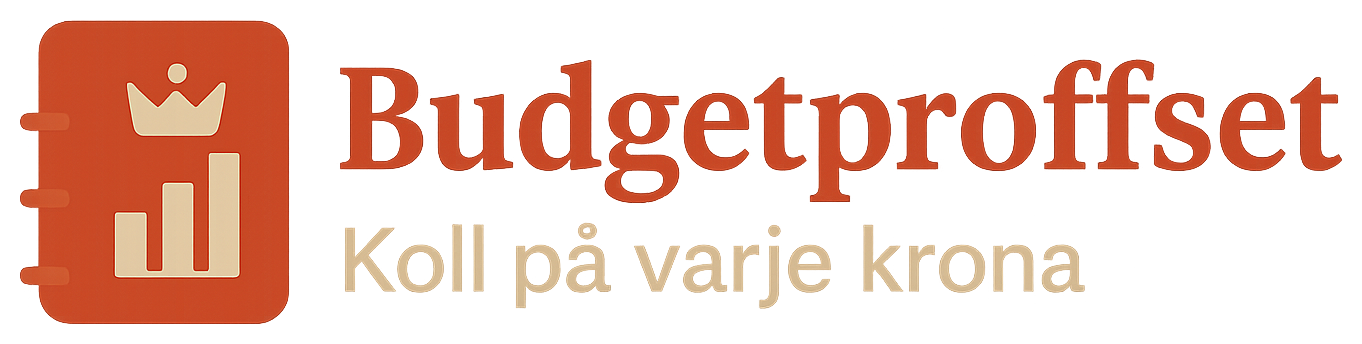 Budgetproffset - Koll på varje krona